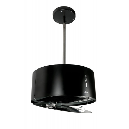 GURARI Inselhaube GCH I 237 BL 50, Insel Dunstabzugshaube 50cm, Lampen Inselhaube,  860m³/h