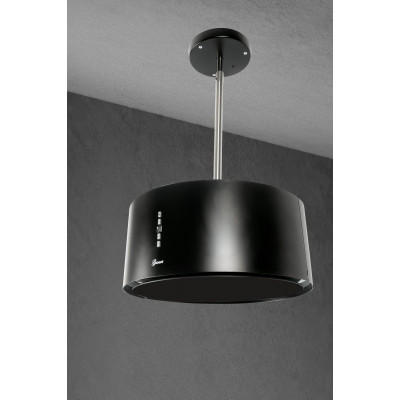 GURARI Inselhaube GCH I 237 BL 50, Insel Dunstabzugshaube 50cm, Lampen Inselhaube,  860m³/h