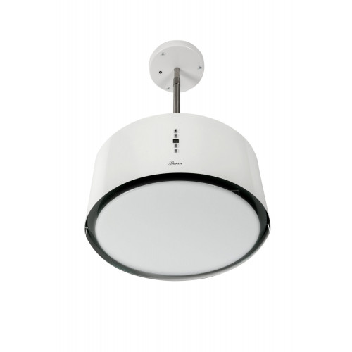 GURARI Inselhaube GCH I 237 50 WH, Umluft Lampen Inselhaube, Insel Dunstabzugshaube 50cm,  860m³/h