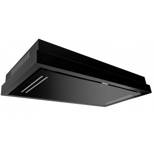GURARI Elektro-Standherd GCH E 912 BL+GCH C 343 120 BL PRIME, Elektro Standherd 90 cm/ Schwarz/ Range Coocker / 121L /Edelstahl/ 8 Funktionen / Heißluft/ Grill/ 5 Hi-Light Zonen/ Zweikreiszone/Restwärmeanzeige/+Dunstabzugshaube Deckenhaube 120 cm 1000m³/ 