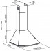 GURARI Elektro-Standherd GCH E 912 BL r+GCH C 046 BL 9, Retro Elektro Standherd 90 cm/8 Funktionen+Dunstabzugshaube 90 cm