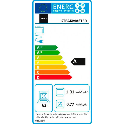 Teka STEAKMASTER Einbau-Backofen mit Pyrolyse-Selbstreinigungssystem und SteakMaster-Funktion, 60cm 