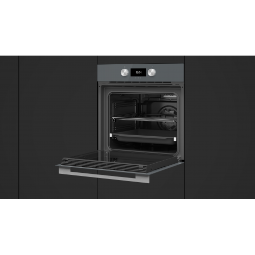 Teka HLB8400PST Einbau-Backofen mit Pyrolyse-Selbstreinigungssystem und Heißluft, 60cm, Stone grey