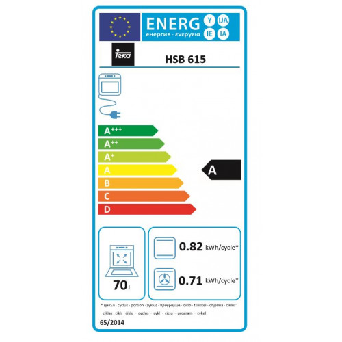 Teka HSB615 Einbau-Backofen mit HydroClean® ECO-Reinigungssystem und Umluft