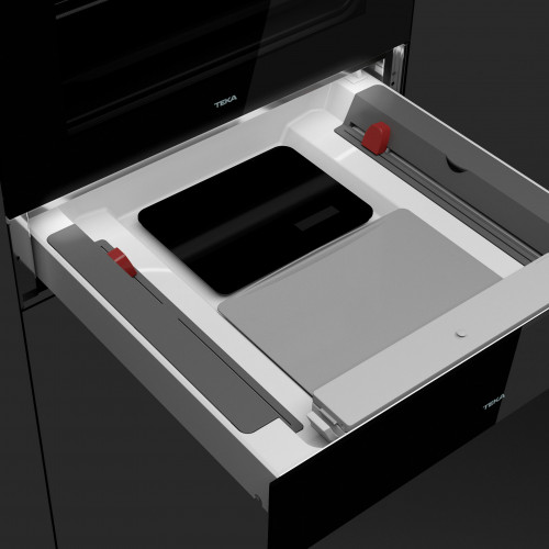 Teka VS1520GS 15cm Einbau-Vakuumierschublade, vorbereitet für Glasfront